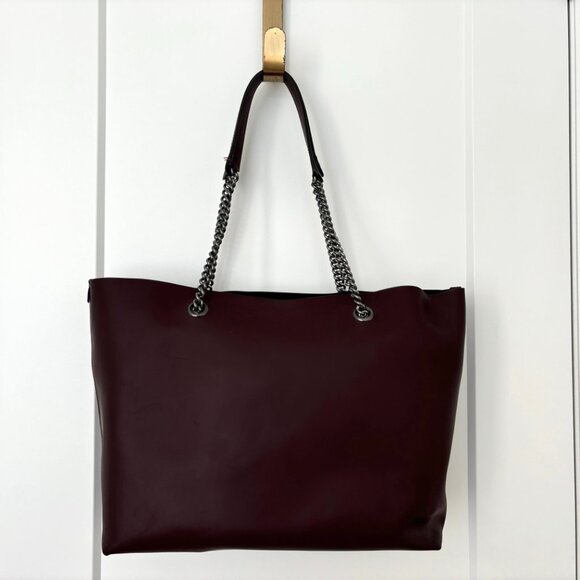 Marc Jacob purple leather tote bag - Picture 2 of 9